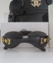 Налични Versace VE2150 black gold слънчеви очила UV 400 защита реплика, снимка 3