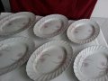 Стар български порцелан чинии китка , снимка 1 - Антикварни и старинни предмети - 20312231