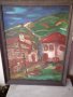 стара картина-пейзаж, снимка 2