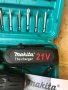 Makita Акумулаторен Винтоверт 21V с две батерии 3Ah+Накрайници Макита, снимка 6