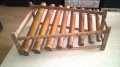 Ретро музикален инструмент-бамбуков-45х38х18см-внос швеицария, снимка 14