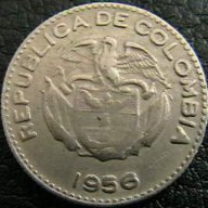 10 центаво 1956, Колумбия, снимка 2 - Нумизматика и бонистика - 8722954