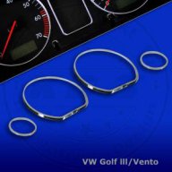 VW Golf 3 , VW Vento – хромирани рингове за километража , снимка 3 - Части - 11753282
