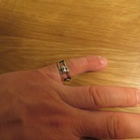 Моторджийски мъжки сребърен пръстен - уникален модел, снимка 5 - Пръстени - 24685927