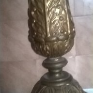 антикварен месингов /бронзов/ свещник-уникат, снимка 7 - Антикварни и старинни предмети - 17048514