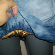 Уникална дънкова пола "Franco"jeans с подплата, снимка 5 - Поли - 15777404