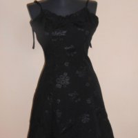 Черна къса рокля " Elizabeth ", снимка 3 - Рокли - 21723081