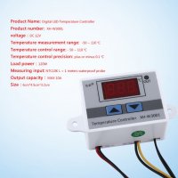 12V 120W цифров температурен контролер 10A термостат , снимка 8 - Ключове, контакти, щепсели - 20823490
