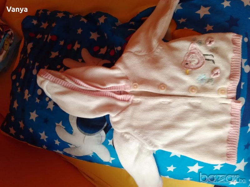 Бебешка жилетка с качулка, снимка 1