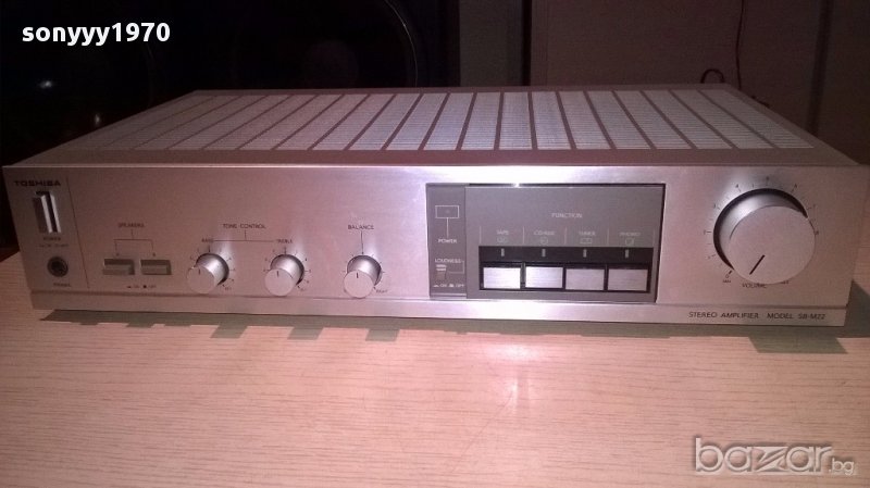 Toshiba sb-m22 stereo ampli-made in japan-внос швеицария, снимка 1