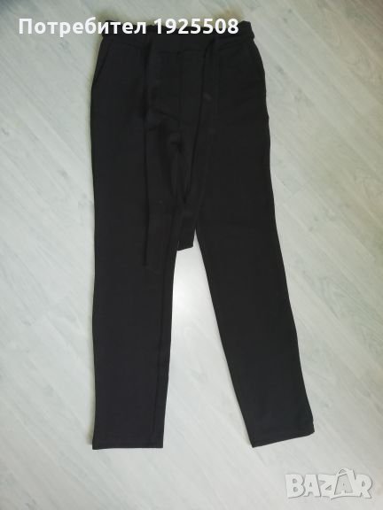 Дамски черен официален панталон с висока талия , снимка 1