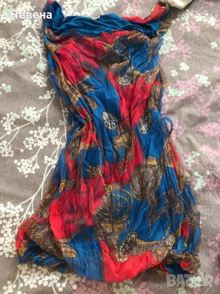 свежа лятна рокля с интересен принт, снимка 1