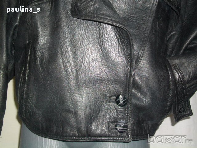 Дамско кожено яке с астраганена яка ”Da Vinci” leathers - 2XL/3XL / естествена кожа , снимка 6 - Якета - 15391194
