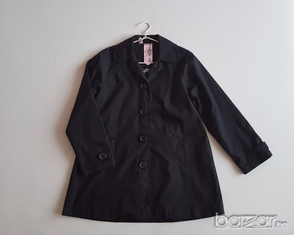 Страхотен черен тренч за девойка ,152 см. , снимка 4 - Други - 17115757