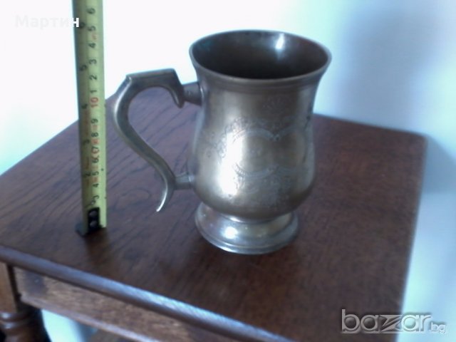 Стара посребрена - Халба -1 бр. ! (5555639), снимка 2 - Други стоки за дома - 18650701