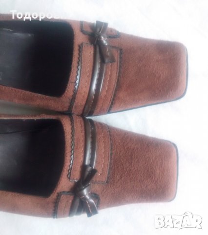 Обувки, дамски, велур, снимка 6 - Дамски елегантни обувки - 25566160