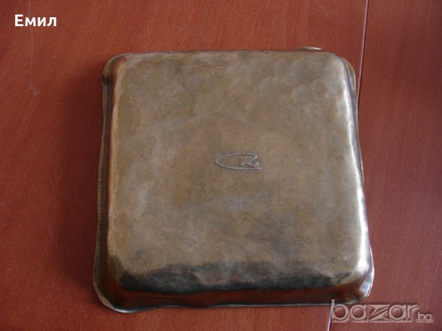 Масивен бронзов пепелник GILDE HANDWERK, снимка 3 - Антикварни и старинни предмети - 19950667