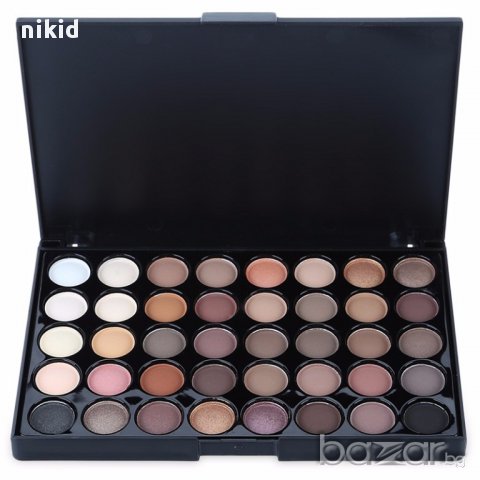 40 цвята палитра сенки грим за очи професионална , снимка 2 - Декоративна козметика - 17491186