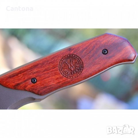 Сгъваем нож с дървени чирени и клипс за закачане на колан - Browning DA30 - 101 х 225, снимка 3 - Ножове - 25472968
