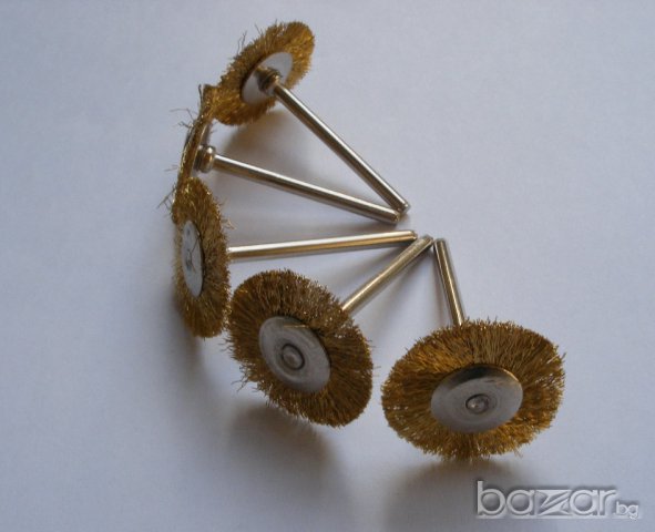  Четка четки телена телени за Дремел Dremel бормашина, снимка 2 - Бормашини - 9650631