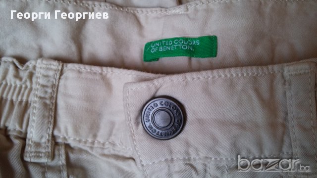 Нови панталони за момче United colors of Benetton /Юнайтед колорс ъф Бенетон, 100% оригинал, високо , снимка 4 - Детски панталони и дънки - 17310221