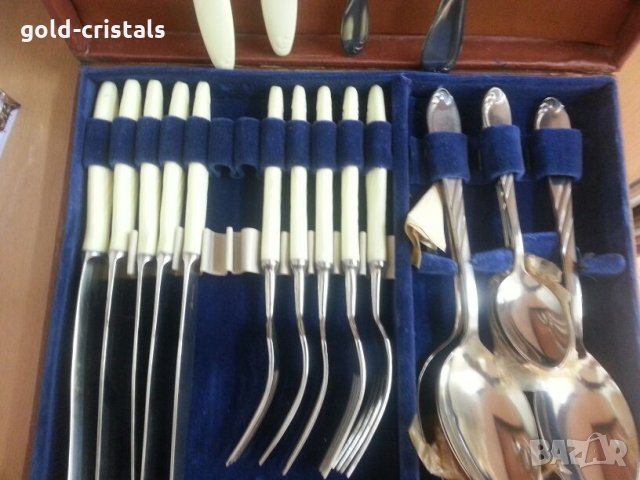 Руски сервиз прибори за хранене, снимка 3 - Антикварни и старинни предмети - 25480244