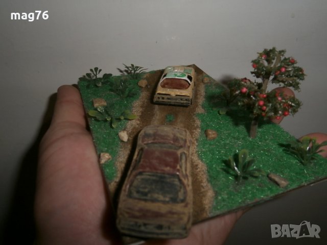  Мини Diorama rally 10x15cm Уникат, снимка 3 - Колекции - 25056407