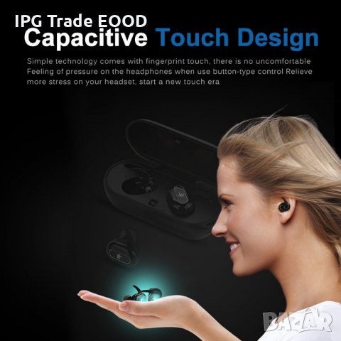 ПРОМО! Bluetooth 4.2 True Wireless - безжични слушалки, снимка 3 - Слушалки, hands-free - 24398190