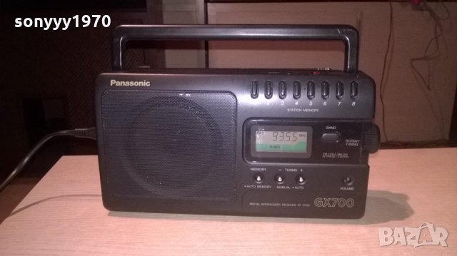 ПОРЪЧАН-panasonic gx700-receiver-28х16х7см-внос швеицария, снимка 5 - Ресийвъри, усилватели, смесителни пултове - 22888092