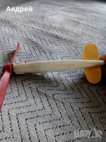 Стара играчка,самолет, снимка 6 - Антикварни и старинни предмети - 23267460