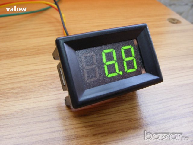Цифров мини панелен волтметър DC 0-100v за кола камион каравана мотор, снимка 4 - Други инструменти - 14235336