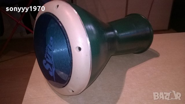 ГОЛЯМА-зелена нова метална тарамбука от сирия 40х25см, снимка 4 - Ударни инструменти - 21988600