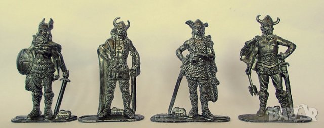 Метални фигурки войници рицари викинги римляни , снимка 3 - Колекции - 24423542