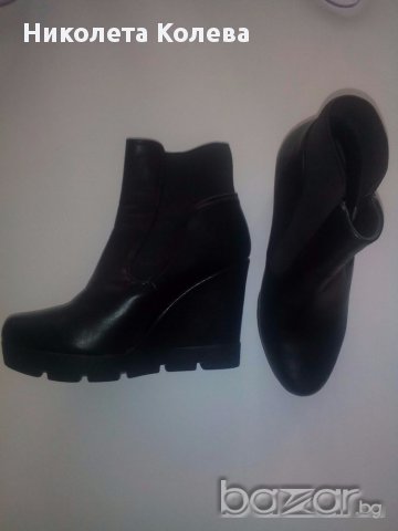 Чисто нови черни обувки, снимка 3 - Дамски ежедневни обувки - 17626331