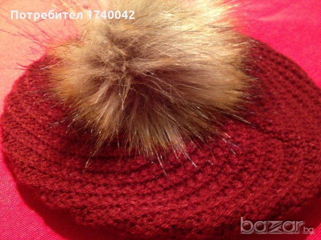 нова зимна шапка за момиче , снимка 3 - Шапки, шалове и ръкавици - 20861361