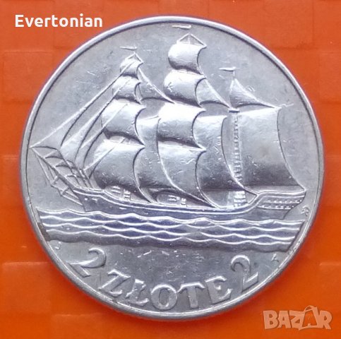 Полша 2 злоти 1936 юбилейна сребро