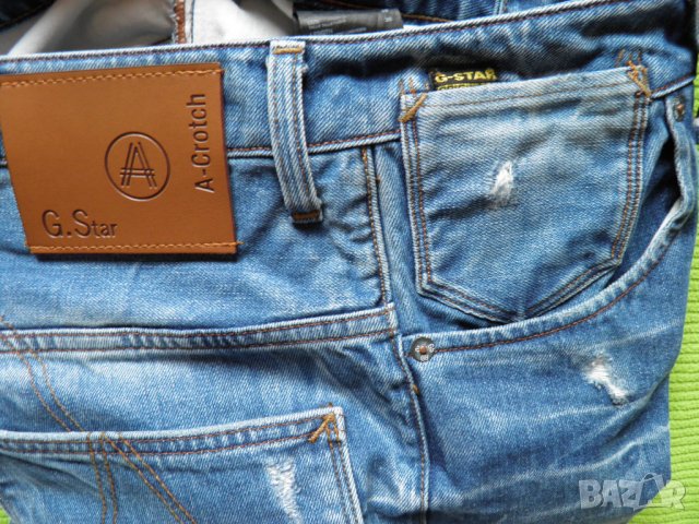 G-star A Crotch Tapered оригинални мъжки дънки W29/L30, снимка 9 - Дънки - 24915572