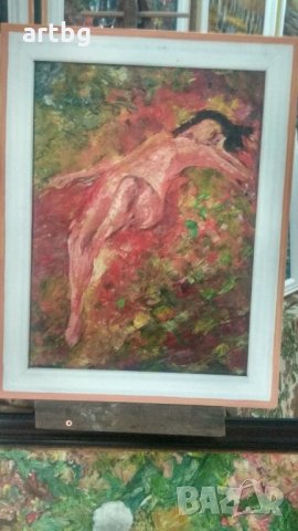 Автентична картина "Любимата", снимка 4 - Картини - 24741712