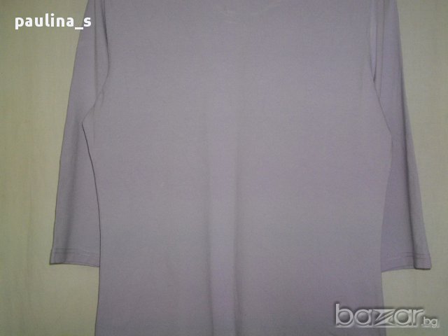 Лилава еластична блуза / голям размер, снимка 8 - Тениски - 14003066