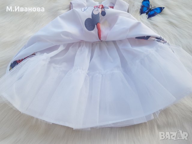 Рокля Мини Маус от 1 до 8 години, снимка 8 - Бебешки рокли - 22581170