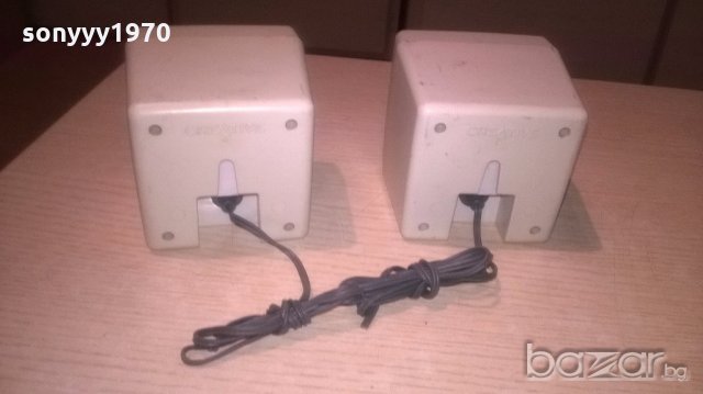 creative-колони 2бр 9х9см-внос швеицария, снимка 11 - Тонколони - 18737217