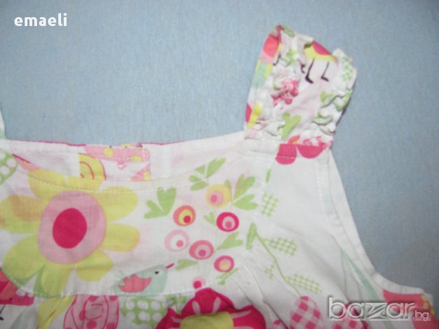 Лятна рокля с охлювчета Next за 3-4 г, снимка 7 - Детски рокли и поли - 11126345