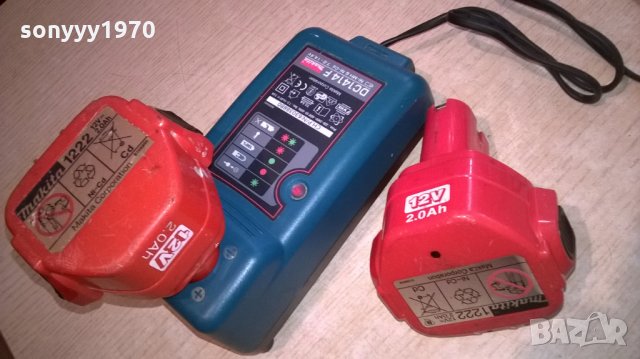 makita charger+2бр батерии на марката-внос швеицария, снимка 2 - Други инструменти - 22760543