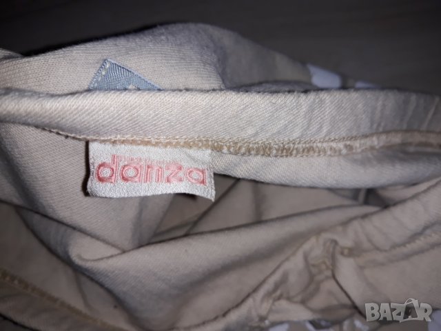 Дамска бежова пола с бял надпис марка Danza , снимка 3 - Поли - 23816147