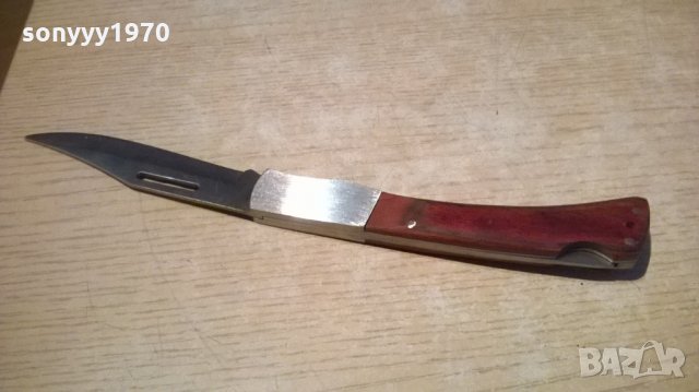 масивен сгъваем нож с предпазител-25/14см, снимка 4 - Колекции - 23386934