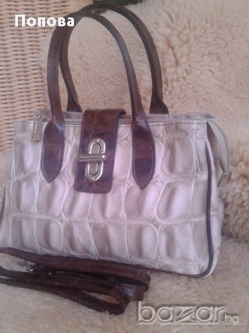 Маркова чанта  естествена кожа  италианска