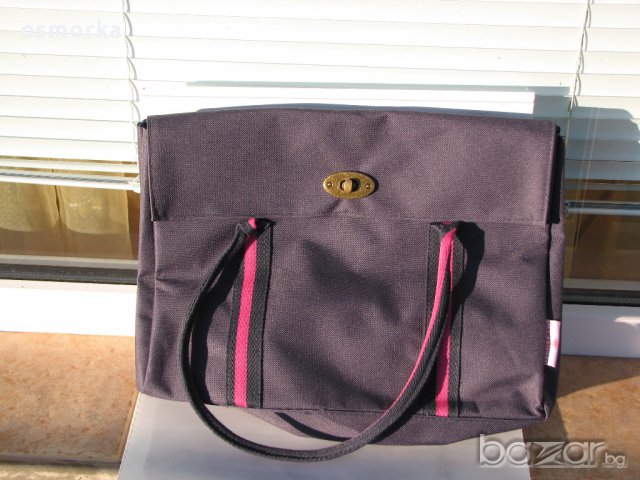 Нова Дамска чанта в лилаво и розово виолетов цвят 
