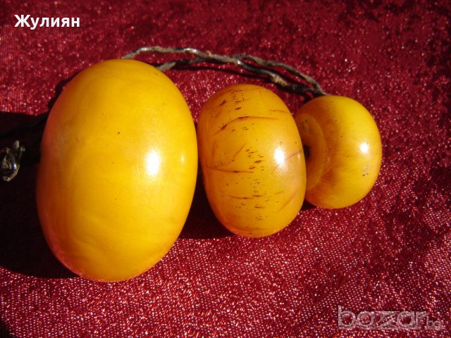 СТАР ГЕРДАН КЕХЛИБАР БАКЕЛИТ, снимка 4 - Антикварни и старинни предмети - 20686645