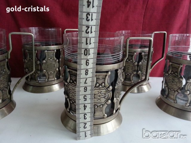   стакани подстакани мелхиор ссср, снимка 5 - Антикварни и старинни предмети - 20331826