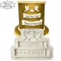 Гълъб Гълъби с текст надпис за сватбена торта Сватба силиконов молд форма декорация фондан украса, снимка 1 - Форми - 22203871
